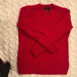 Forever 21 red sweater